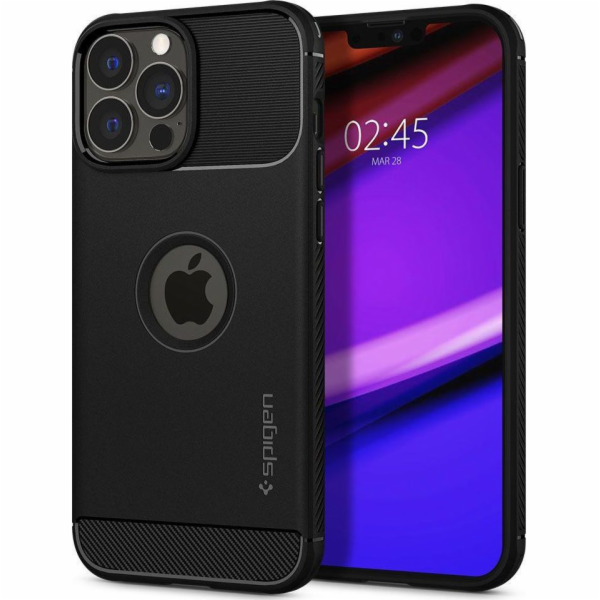 Ochranný kryt Spigen Rugged Armor pro iPhone 13 Pro černý