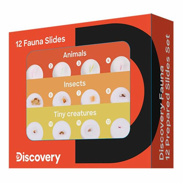Příslušenství Discovery Fauna 12 Prepared Slides Set - sada hotových preparátů