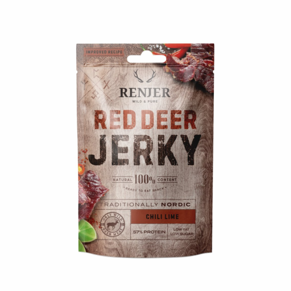 RENJER Modern Nordic Red Deer (Jeleni´) Jerky Chilli & Lime 25g