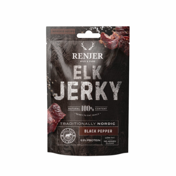 RENJER Modern Nordic Elk (Losi´) Jerky Black Pepper 25g