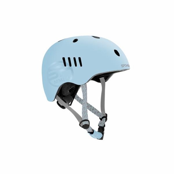 Spokey PUMPTRACK Juniorská cyklistická BMX přilba IN-MOLD, 48-54 cm, modrá