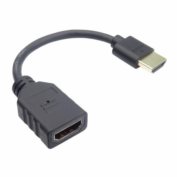 PremiumCord Flexi adapter HDMI Male - Female pro ohebné zapojení kabelu do TV