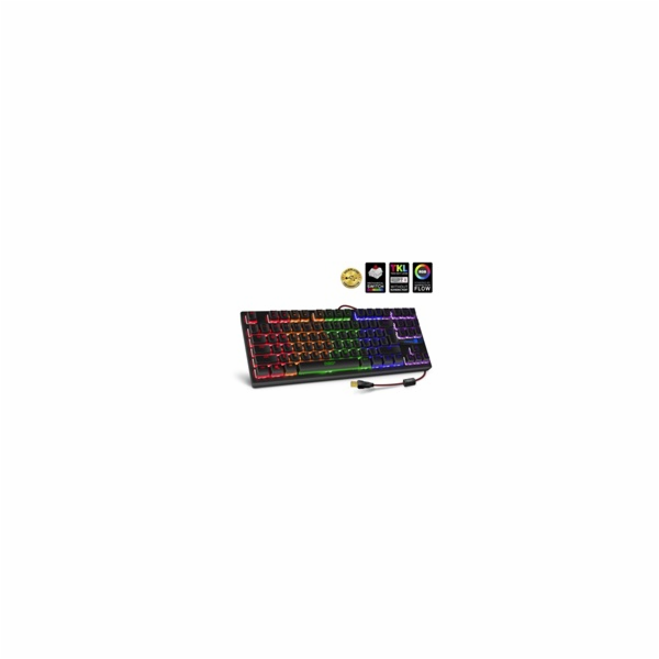 CONNECT IT NEO+ Compact mechanická herní klávesnice, RGB podsvícení , USB, (CZ+SK verze)