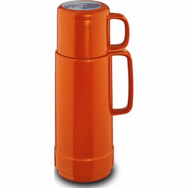 ROTPUNKT Capacity glass thermos. 0.5 l shiny fox (red)