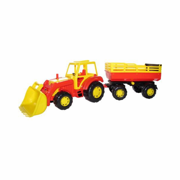 Polesie Altaj, traktor s přívěsem č. 2 a lžící - 35363