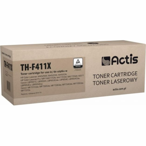 Actis TH-F411X toner (replacement for HP 410X CF411X; Standard; 5000 pages; cyan)