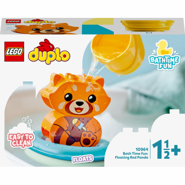 Lego Duplo 10964 Legrace ve vaně: Plovoucí panda červená