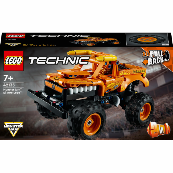 LEGO 42135 Technic Monster Jam El Toro Loco, Konstruktionsspielzeug