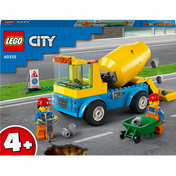 LEGO City 60325 Cement Mixer Truck (4+)