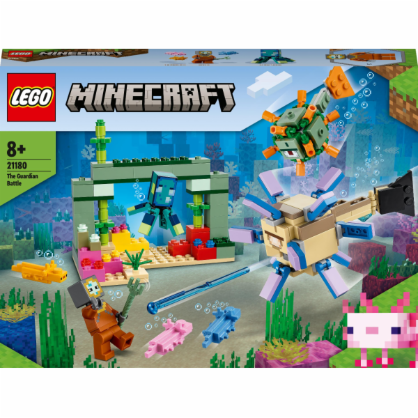 LEGO Minecraft 21180 The Guardian Battle