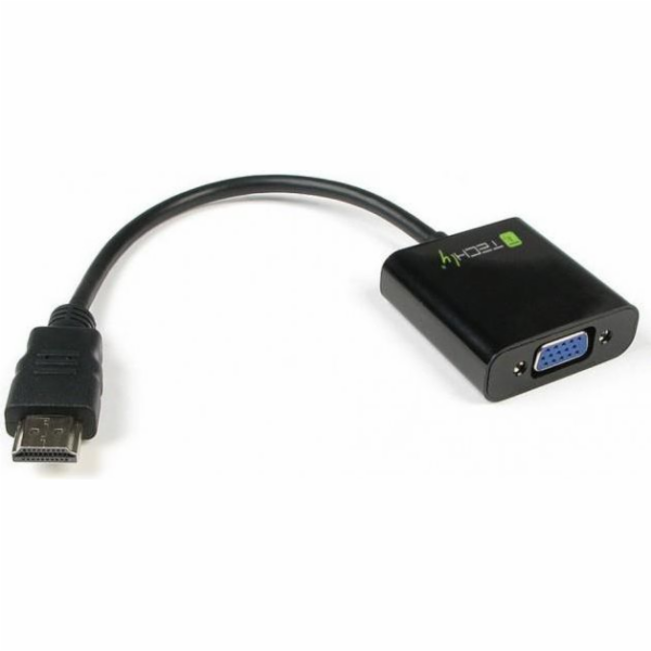 AV Techly HDMI adaptér – D-Sub (VGA) černý (301658)