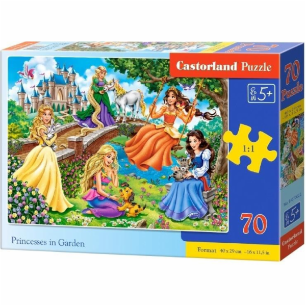 Castorland Puzzle 70 Princess v zahradě