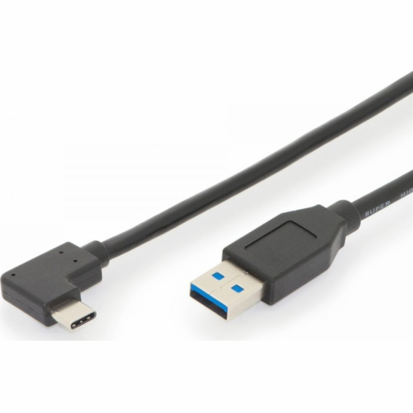 DIGITUS USB Type-C kabel Gen2 Type-C 90 na A