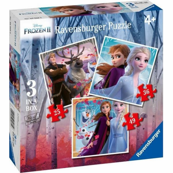 Ravensburger Puzzle 3w1 Frozen 2