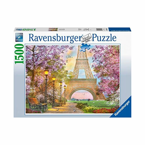 Puzzle Ravensburger 1 500 dílků Paříž lásky
