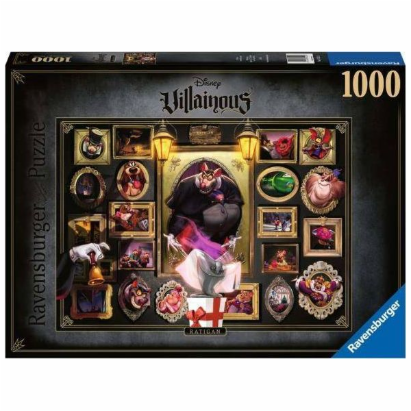 Puzzle Ravensburger 1000 ks. Zlomyslný Ratigan