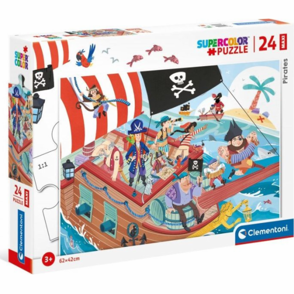 Clementoni Puzzle 24 Maxi Floor Pirates 24209