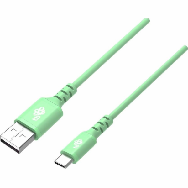 USB kabel TB TB USB-USB C kabel 1m silikonový zelený
