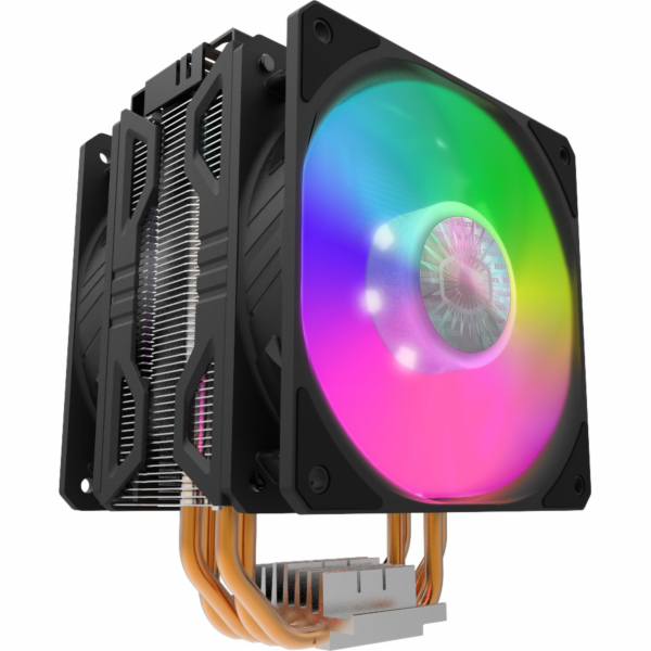 Cooler Master Hyper 212 LED Turbo ARGB Computer case 12 cm Black Silver 1 pc(s)