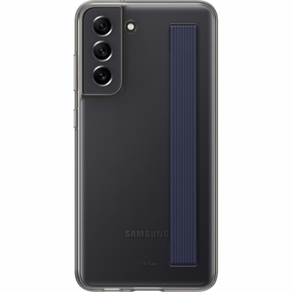 Samsung Poloprůhledný zadní kryt s poutkem S21 FE Dark Gray