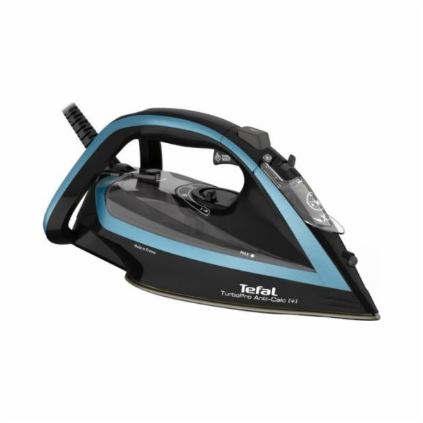 Tefal TurboPro FV5695E1 iron Dry & Steam iron Durilium AirGlide Autoclean soleplate 3000 W Black Blue