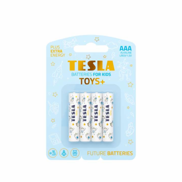 TESLA - baterie AAA TOYS BOY, 4ks, LR03