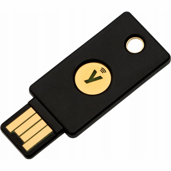 YubiKey 5 NFC - USB-A, klíč/token s vícefaktorovou autentizaci (NFC), podpora OpenPGP a Smart Card (2FA)