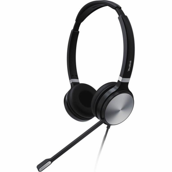 Yealink UH36 Dual Headset Wired Head-band Office/Call center USB Type-A Black Silver