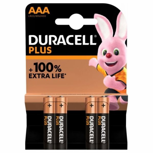 Duracell Plus AAA, 4 Stück