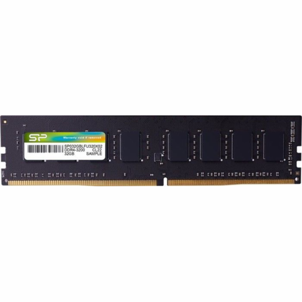 SILICON POWER DDR4 UDIMM RAM memory 3200 MHz CL22 32 GB (SP032GBLFU320X02) Black