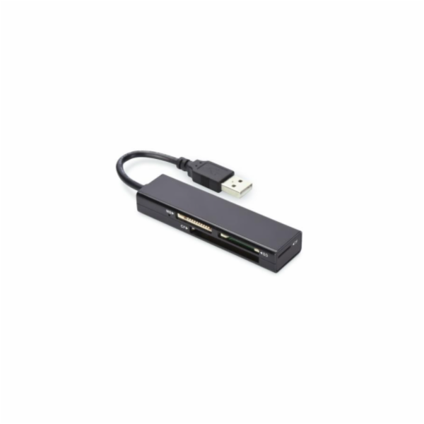 EDNET 4-port USB 2.0 High Speed (CF, SD, Micro SD / SDHC, Memory Stick) čtečka paměťové karty