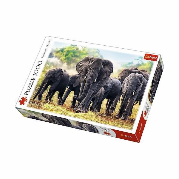 Trefl 10442 Afričtí sloni 1000 dílků