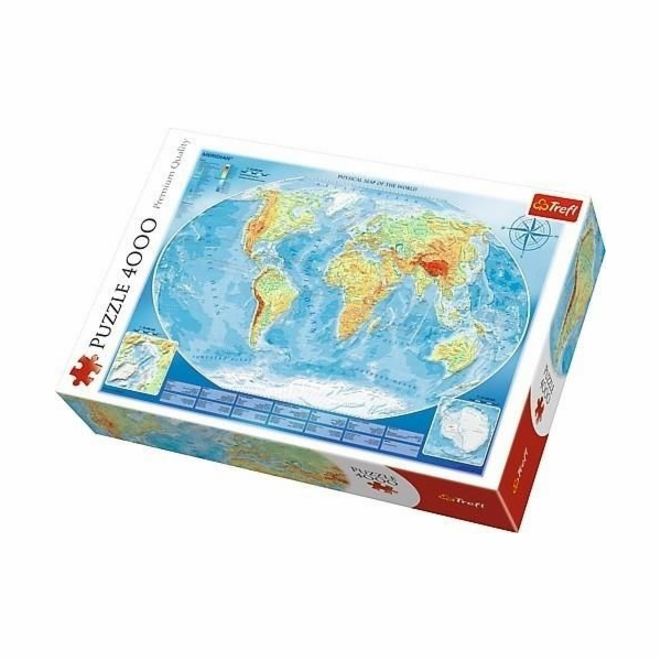 Trefl Velká mapa světa 4000 dílků