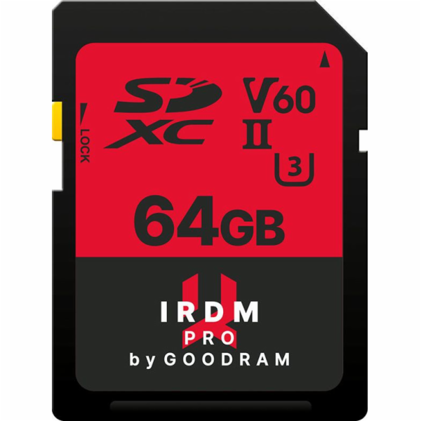 GOODRAM MICRO SD 128GB V60 (UHS-II U3) IRDM PR (IRP-S6B0-1280R12)