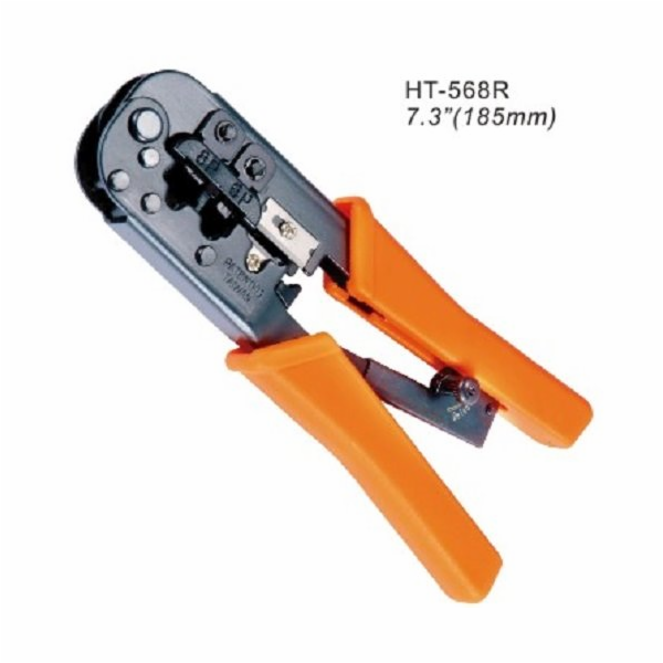 Kleště H-Tools HT-568R modulární, krimpovací, s ráčnou (RJ11,12,45)