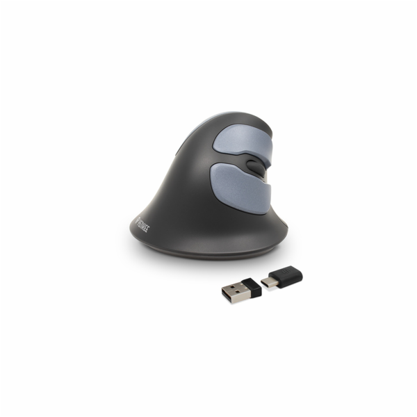 Myš Yenkee YMS 5030 Myš WL vertical ErgoSnug ergonomická, vertikální, optická, bezdrátová, černá