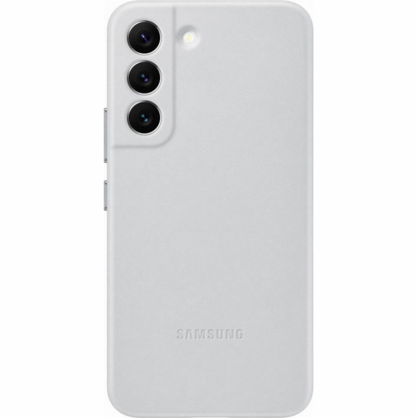 Samsung kožený zadní kryt EF-VS901L pro Galaxy S22 šedý