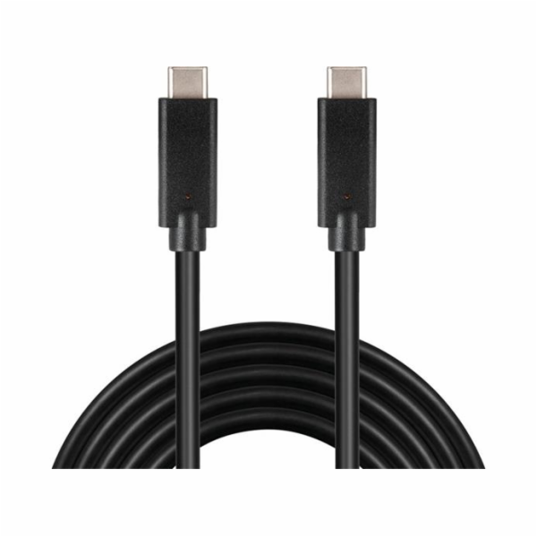 Kabel USB-C M/M USB 3.2 generation 2x2, 3A, 20Gbit/s černý, 3m