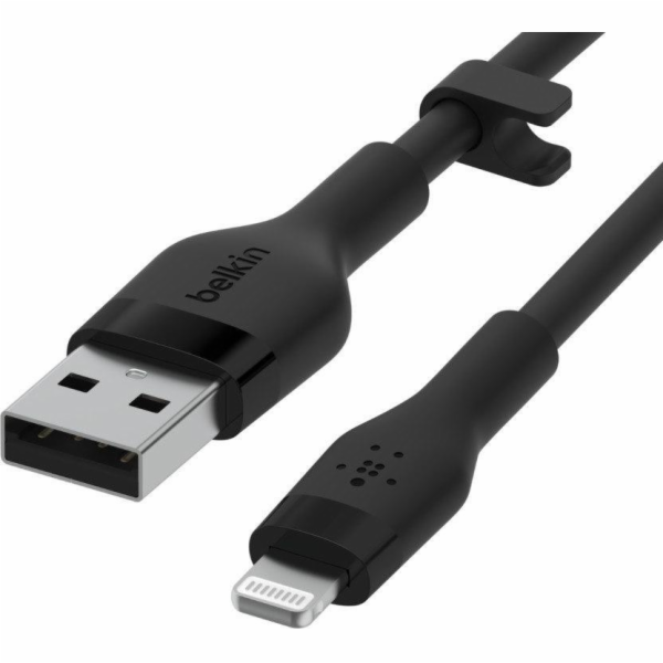 Belkin Flex Lightning/USB-A 2m mfi cert., cerný CAA008bt2MBK
