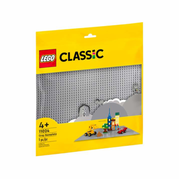 LEGO 11024 Classic Graue Bauplatte, Konstruktionsspielzeug