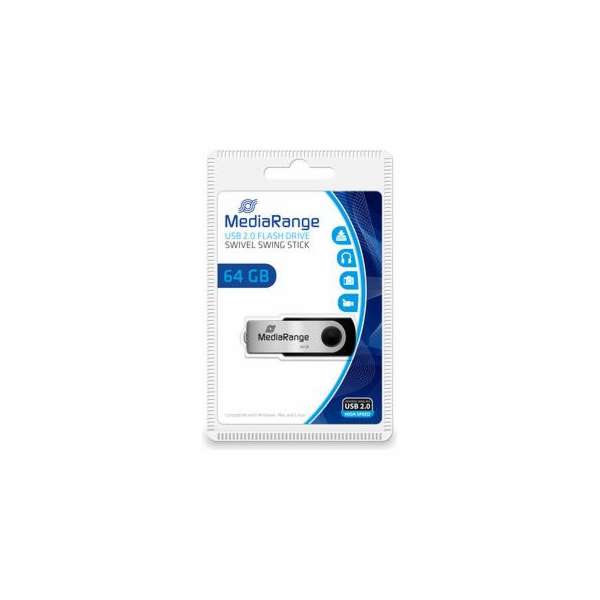 MediaRange Flexi-Drive 64 GB, USB-Stick MR912