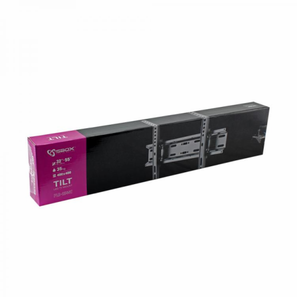 Sbox PLB-2544T Tilting Flat Screen LED TV Mount 32"-55" 35kg