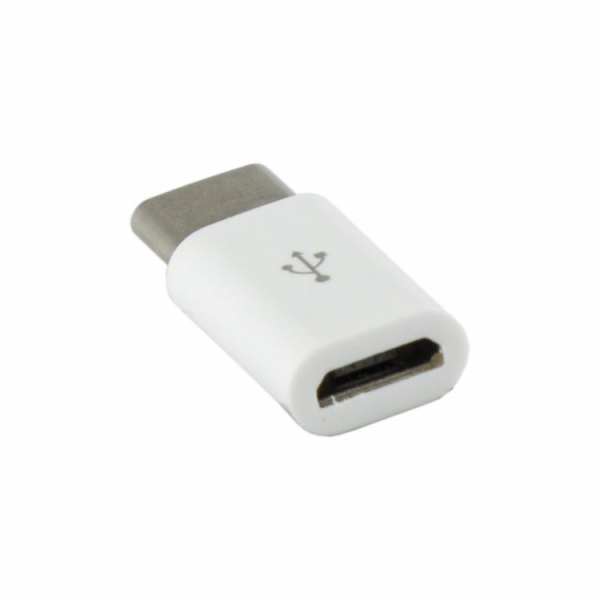 Sbox Micro USB 2.0 F. -> TYPE C M. white AD.USB-C W
