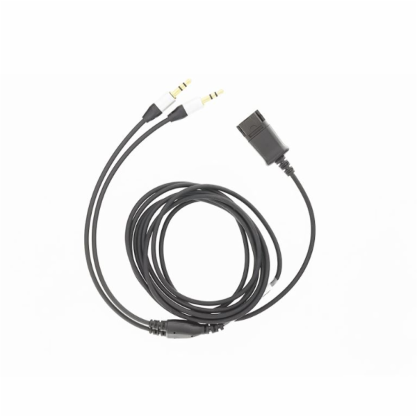 Tellur QD to 2 x Jack 3.5mm adapter cable 2.2m black