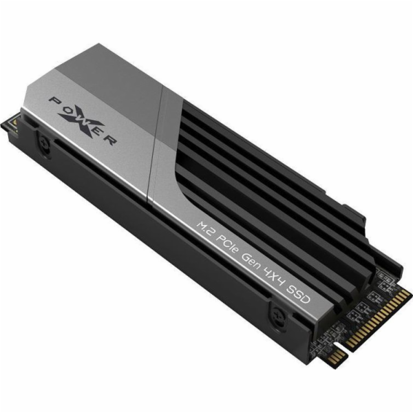 SILICON POWER PCIe Gen 4x4 XS70 Internal solid state drive SSD 2TB M.2 2280 NVMe 1.4 (SP02KGBP44XS7005) Black Grey