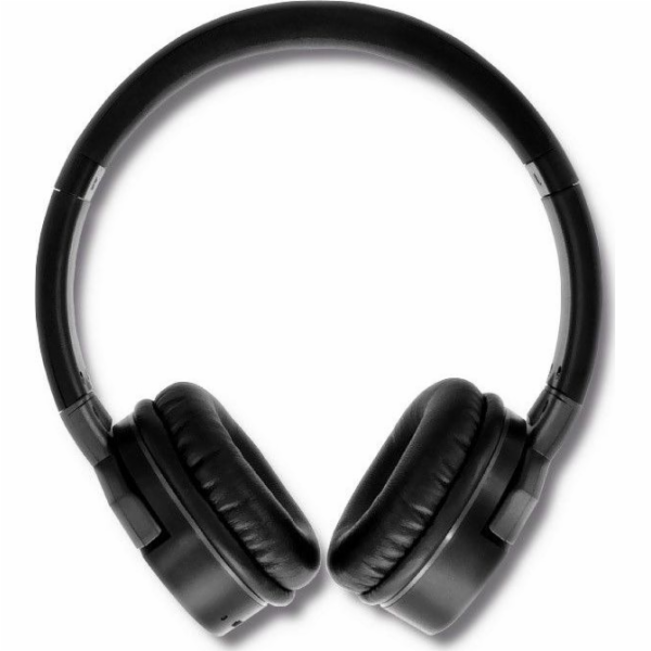 Qoltec 50825 headphones/headset Wired & Wireless Head-band Calls/Music Micro-USB Bluetooth Black Grey