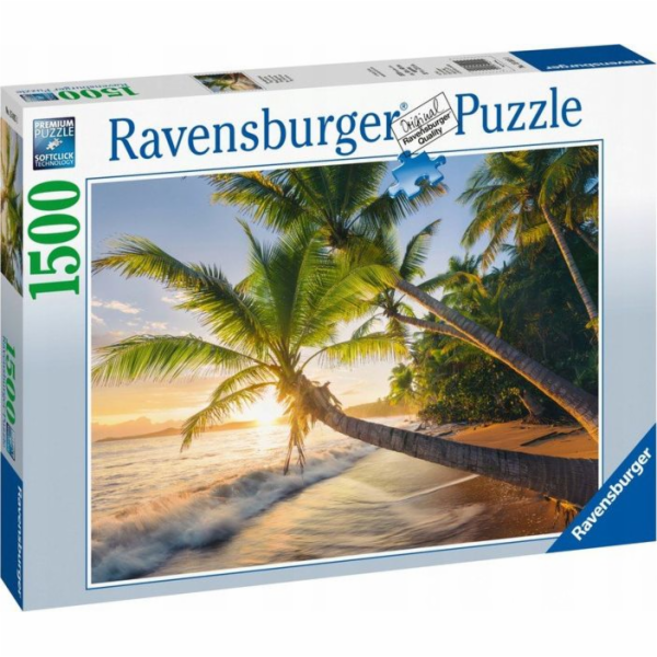 Puzzle Ravensburger 1 500 dílků Tajná pláž