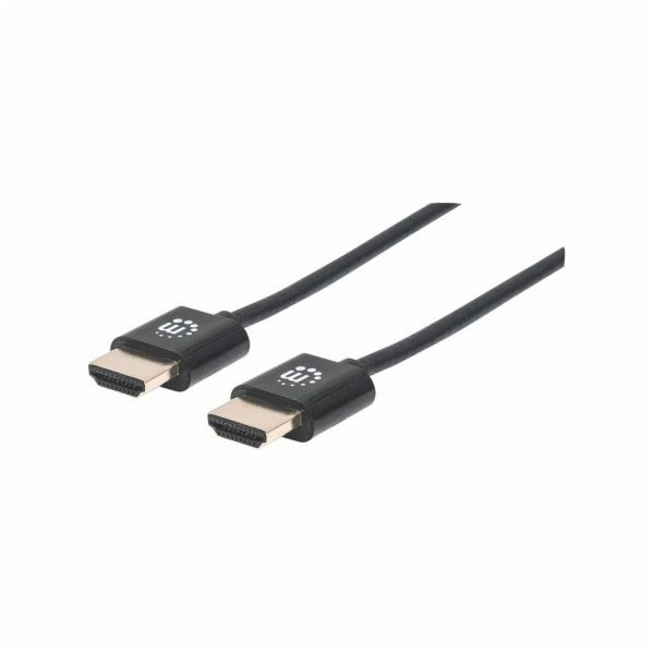 Kabel Manhattan HDMI - HDMI 1.8m czarny (394369)