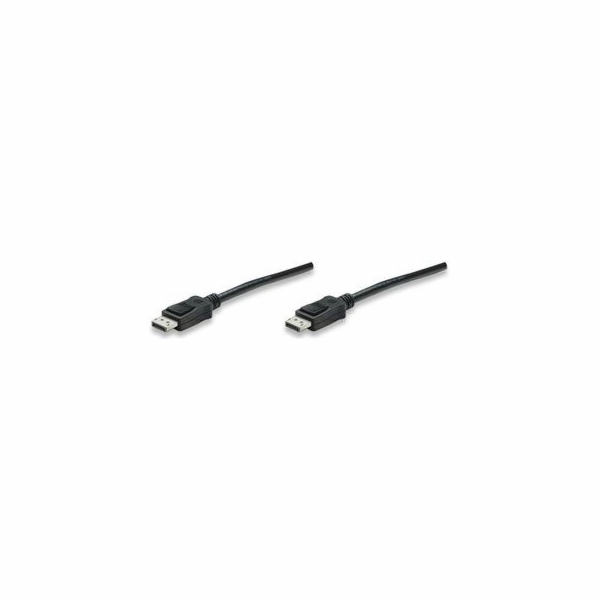 Kabel Manhattan DisplayPort - DisplayPort 1m czarny (306935)