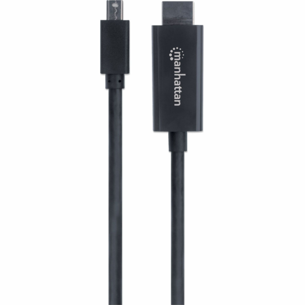 Kabel Manhattan DisplayPort Mini - HDMI 1.8m czarny (153287)
